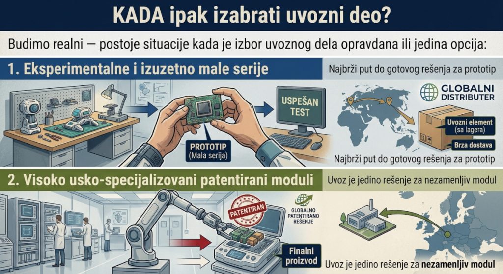 Kada ipak izabrati uvozni deo?